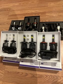 9005/HB3 Light Bulbs, 50,000 LM 900% Ultra-Brighter, 6500K Cool White, 1:1 Mini Size 9005 Fog Light Bulbs, 10-Year Lifespan, Plug-N-Play Direct Fit, I