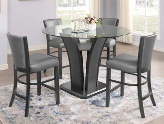 NEW 5 PC Counter Height Table Chairs Dining Room $10 DOWN