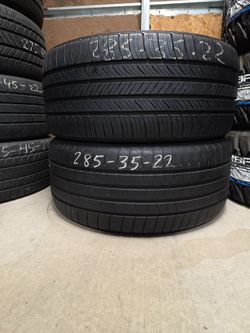 285-35-22" Used Tires 