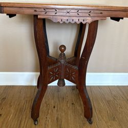 Vintage Wood Side Table