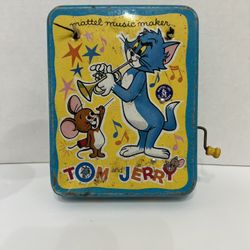 Vintage 1965 Tom & Jerry Music Maker Toy