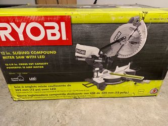 12” sliding compound miter saw