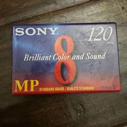 Sony 8 MM Video Tape P6-120MP Video Cassette