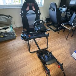 Logitech G29 Racing Wheel + Shifter + Next Level Racing F-GT Lite Cockpit (PS5/PS4/PC)