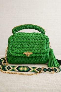 Crochet Bag - Green