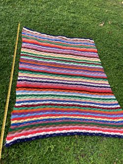Hand Made Croquet Blanket