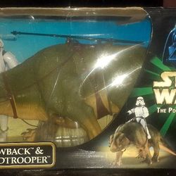 POTF DEWBACK AND SANDTROOPER  NEW 