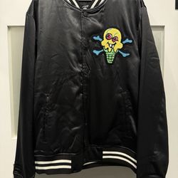 New Ice Cream Satin Jacket Rare Billionaire Boys Club Pharrell Williams Nigo XL