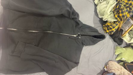Black zip up sweater