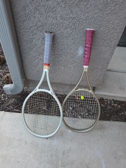 Vintage rackets. Two