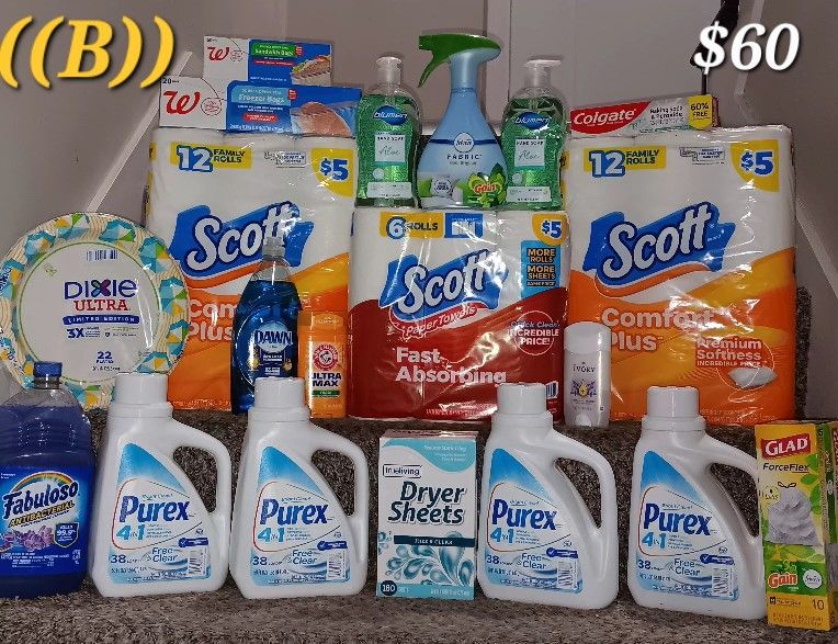 Free & Clear Purex Laundry Bundle