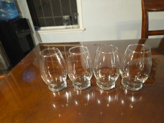 Set of 4 Glass Vases