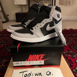 Jordan 1 high “Smoke Grey” Size 6.5 