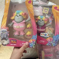 In box Trolls toys