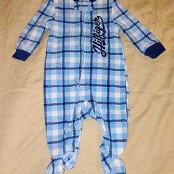 Boys 0-3 Months Fleece Onesie • by Tommy Hilfiger 