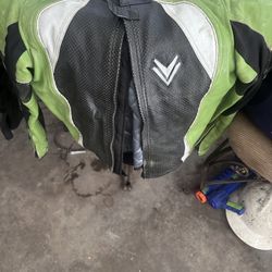 Frank Thomas Motorcycle Leather Jacket