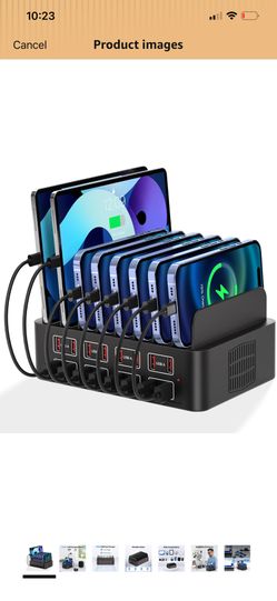 USB Charging Station, 150W 16 Port USB a Charging Station - Supports iPhone iPad Android Phones, Watches Game Consoles and Many Other Electronic Devic
