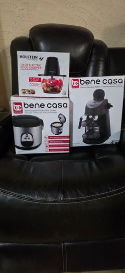 Electric food chopper rice cooker and expresso maker