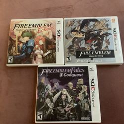 Lot of 3 Fire Emblem 3DS Games