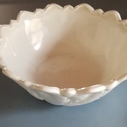 Indiana Milk Glass Salad Bowl