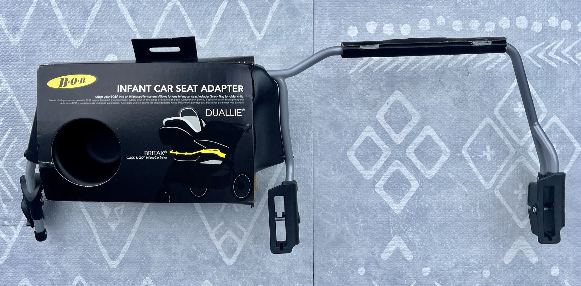 BOB Gear Duallie Jogging Stroller Infant Car Seats Adapter