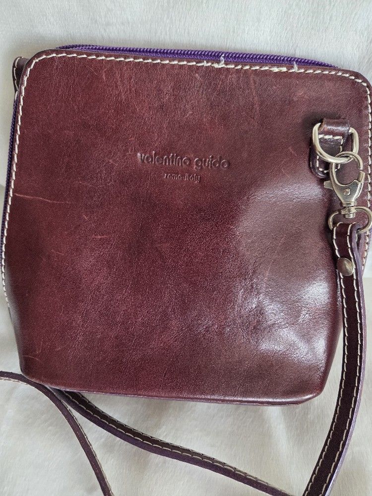 Valentino Guido Leather Purse