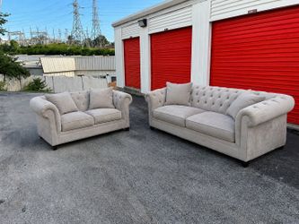 Chesterfield Couch Set Delivery Available