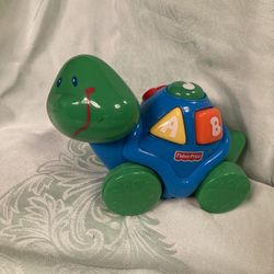 Fisher Price Roll Along Pals Turtle Toy 