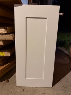 White Shaker Cabinet Door