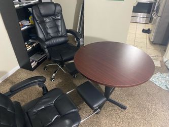 Office Table and Chairs