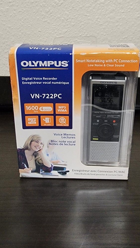 Olympus Digital Voice Audio Recorder VN-722PC
