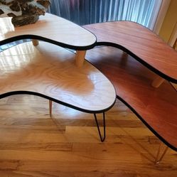 MCM Style Boomerang End Tables