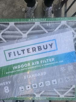 Ac Filters For Hvac System 20x20x2 12 Pack