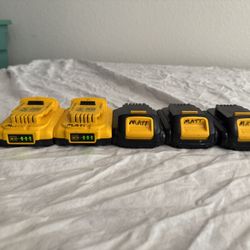 Dewalt Batteries - $30 EACH- Barely Even Used!!