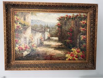 Oil painting on￼ canvas