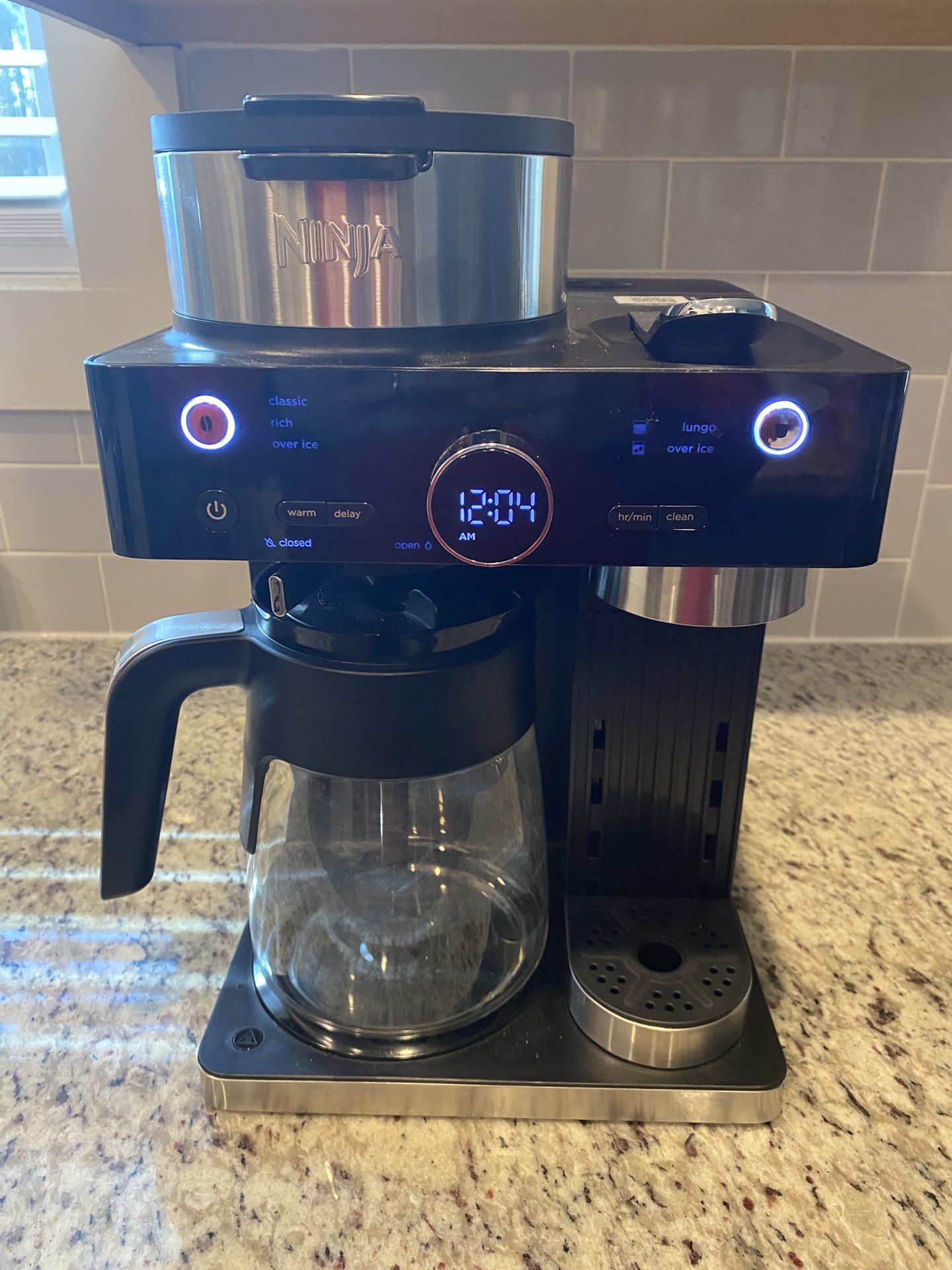 Ninja Espresso & Coffee Barista System; 9 Brew Sizes w/ Built-In Frother & Scoop; Model CFN601