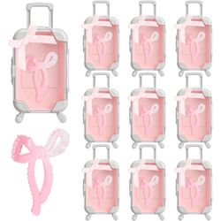 10 Pack Mini Suitcase Gift Box