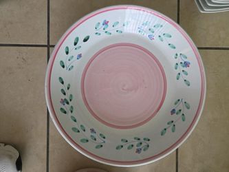 Hand-Painted Ceramic Decorative Plate