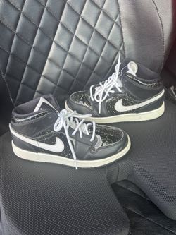 Nike A1 Black White And Gold Sparkles