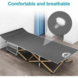 NEW - Portable Folding Outdoor Bed with Carry Bag