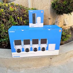 aosu D1 Classic 4-Cam Kit + aosu 2K Wireless Doorbell