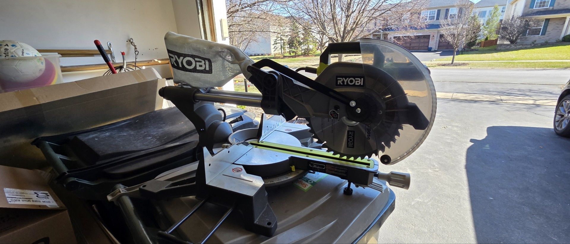 Ryobi 10inch 15amp Corded Compound Miter Saw