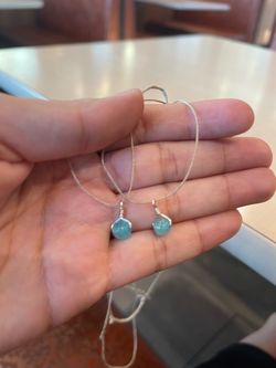 Agate hemp necklace