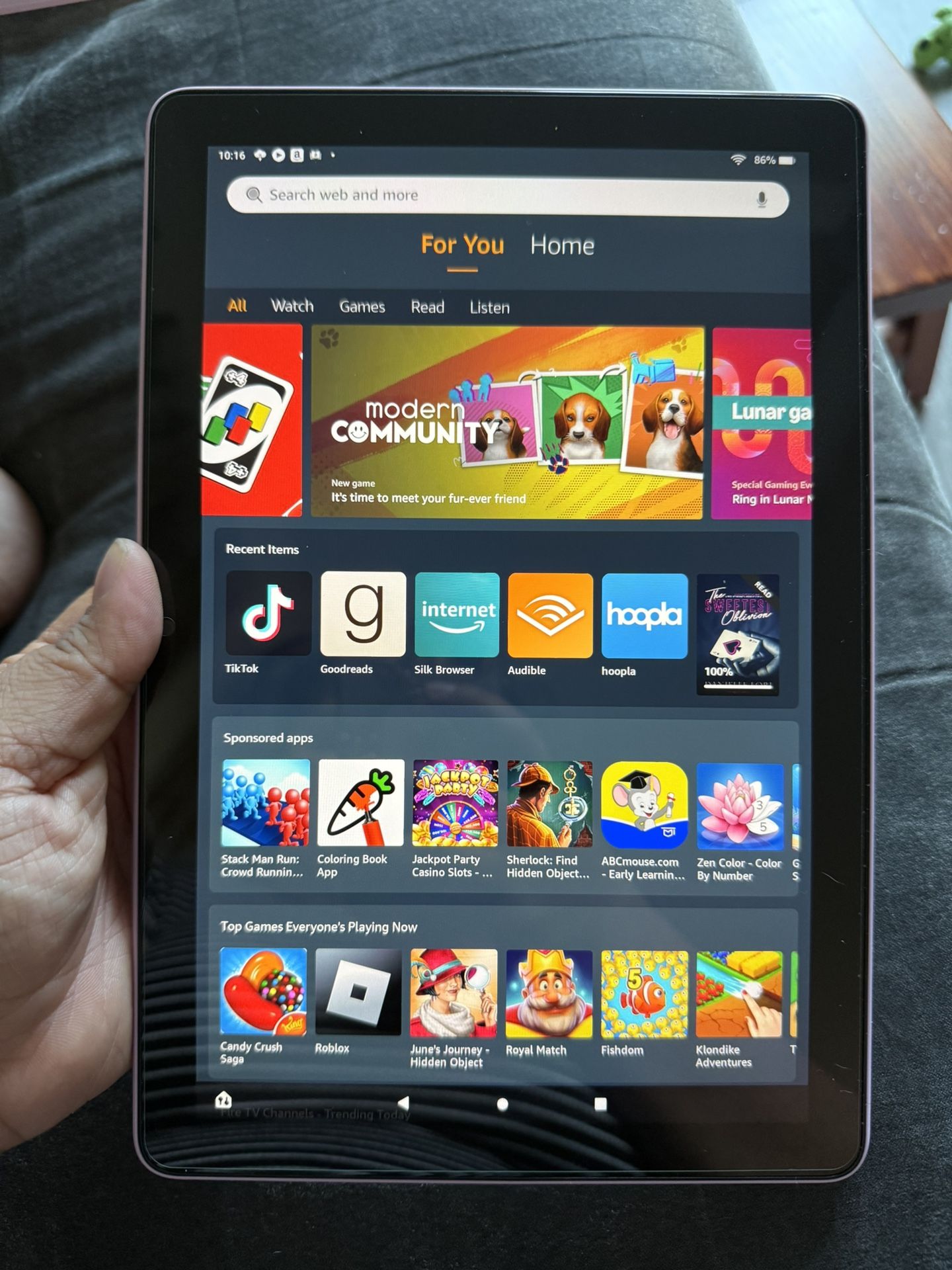 Tablet With Tiktok