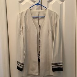 Jacket and top together