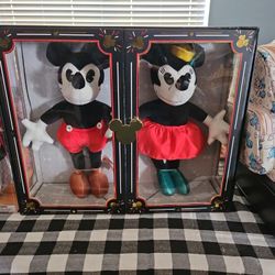 Limited Release Mickie And Minnie, Created From Original Patterns From 1933