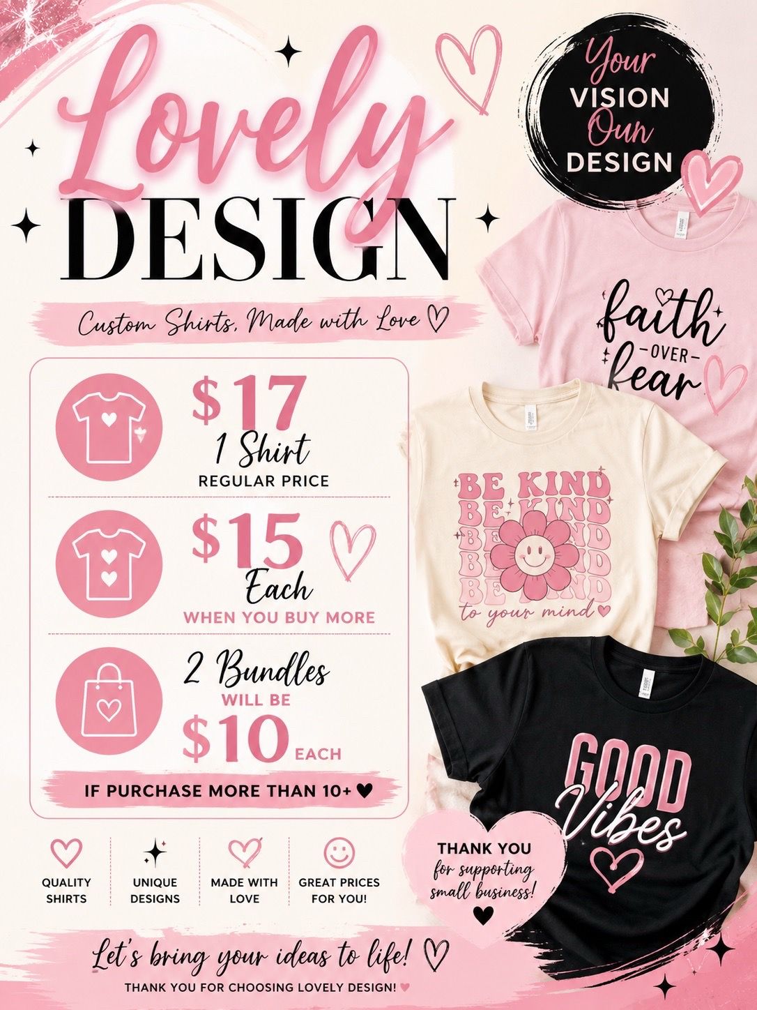 Shirts and more!!
