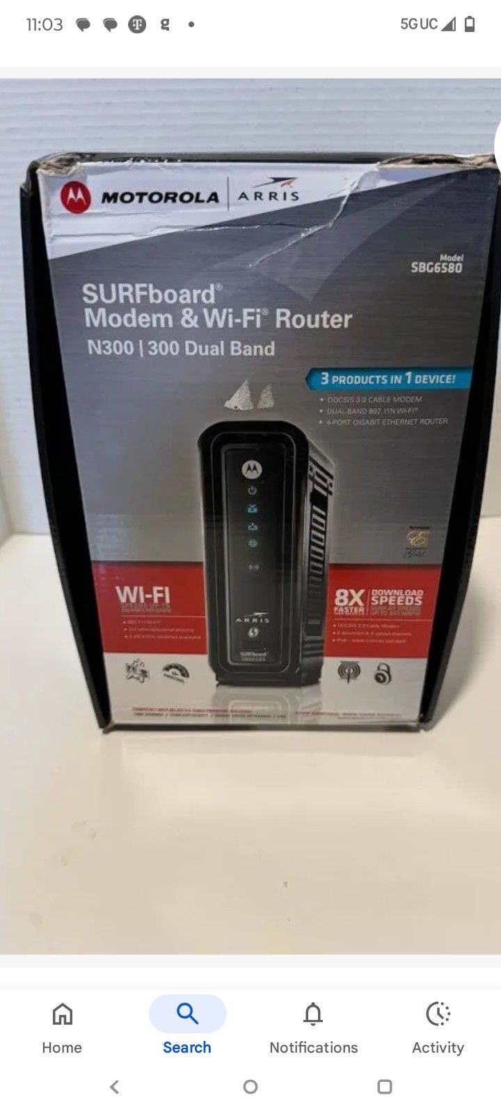 Motorola Arris SURFboard Modem Sb6141