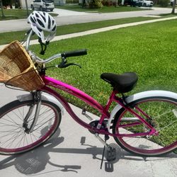 Women’s Bike And Helmet 