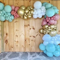 Balloons Garland - Decorations  - Happy Birthday 